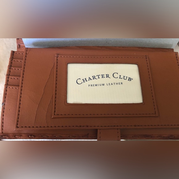 Charter Club Wallet Checkbook Clutch - Picture 3 of 8